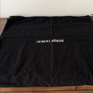 Giorgio Armani Black Fabric Dust Bag